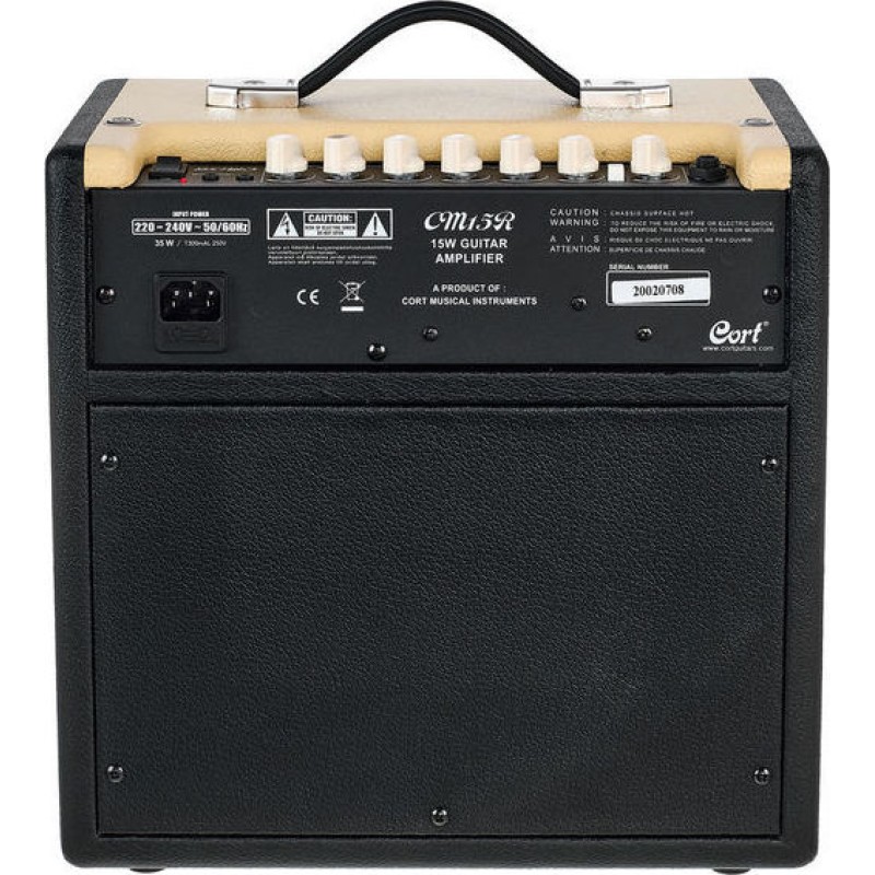 Cort CM15R Combo Amplifier for Electric Guitar 1 x 8" 15W Black