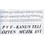Χορδές PVF/Dupont για κανονάκι Kenan Ozten