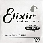 Elixir 022 Μεμονωμένη χορδή Coated