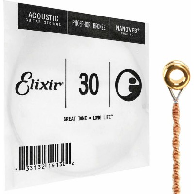Elixir 030 bronze Μεμονωμένη χορδή