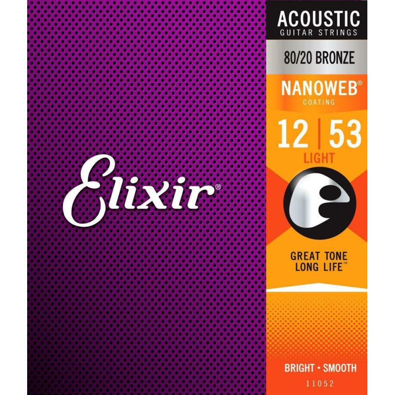 Elixir Nanoweb Bronze - 12-53 light