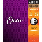 Elixir Phosphor Bronze Nanoweb 11-52
