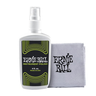 Ernie Ball 4222 - guitar polish with cloth.