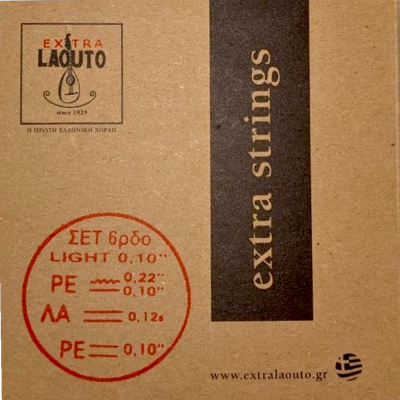 Extra Laouto Χορδές 6χορδου μπουζουκιού 010''