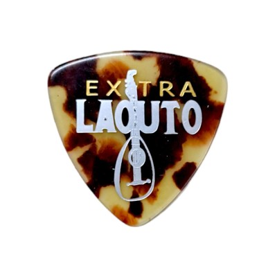 Extra Laouto Pick Triangle - Medium Small, Tortoise Brown