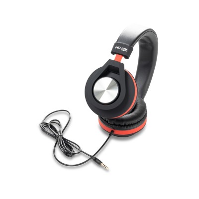 Gewa Alpha Audio HP Six Close Ακουστικά Κλειστού Τύπου Μαύρα-Κόκκινα