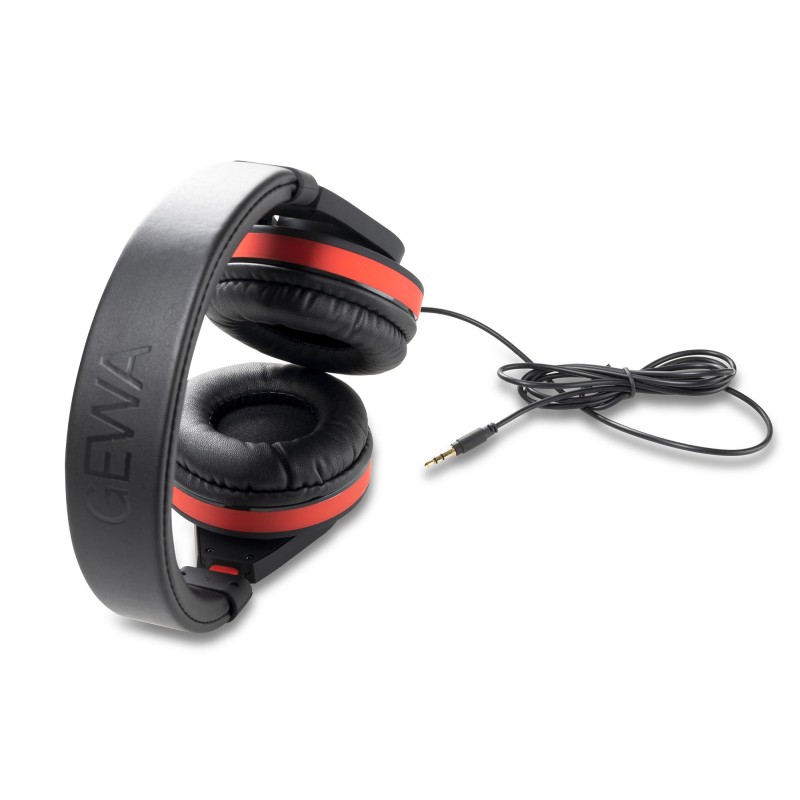 Gewa Alpha Audio HP Six Close Ακουστικά Κλειστού Τύπου Μαύρα-Κόκκινα