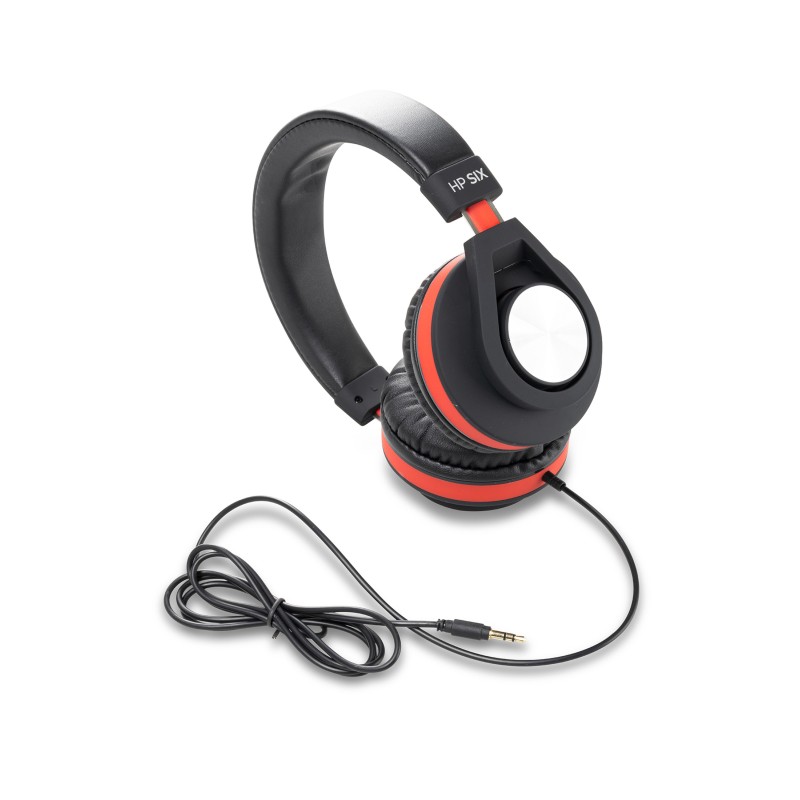 Gewa Alpha Audio HP Six Close Ακουστικά Κλειστού Τύπου Μαύρα-Κόκκινα