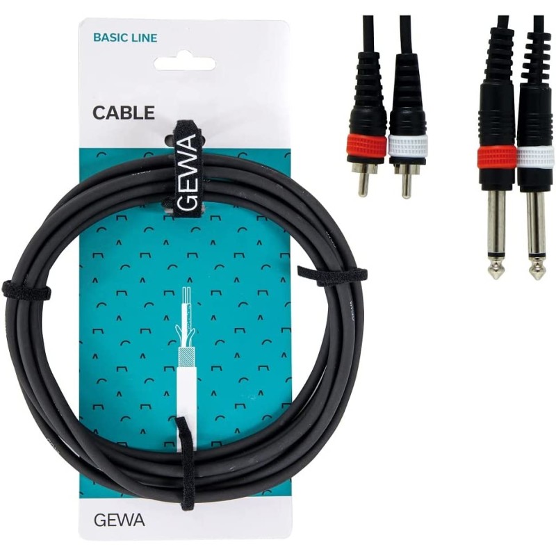 Gewa Basic line RCA - Jack Καλώδιο 3m
