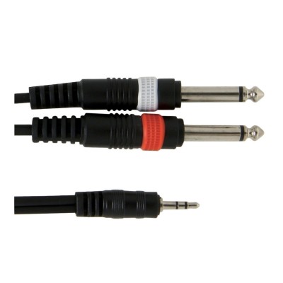 Gewa Basic line, Καλώδιο Stereo mini Jack - 2 x mono Jack - 3m