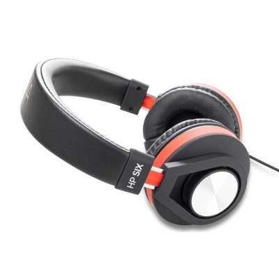 Gewa Alpha Audio HP Six Close Ακουστικά Κλειστού Τύπου Μαύρα-Κόκκινα