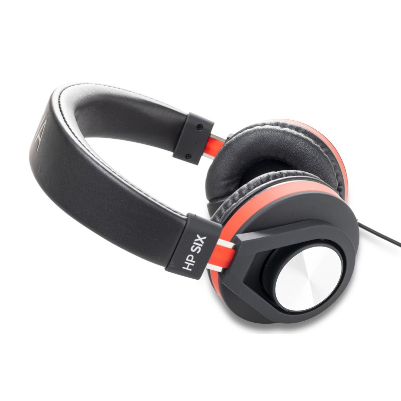 Gewa Alpha Audio HP Six Close Ακουστικά Κλειστού Τύπου Μαύρα-Κόκκινα