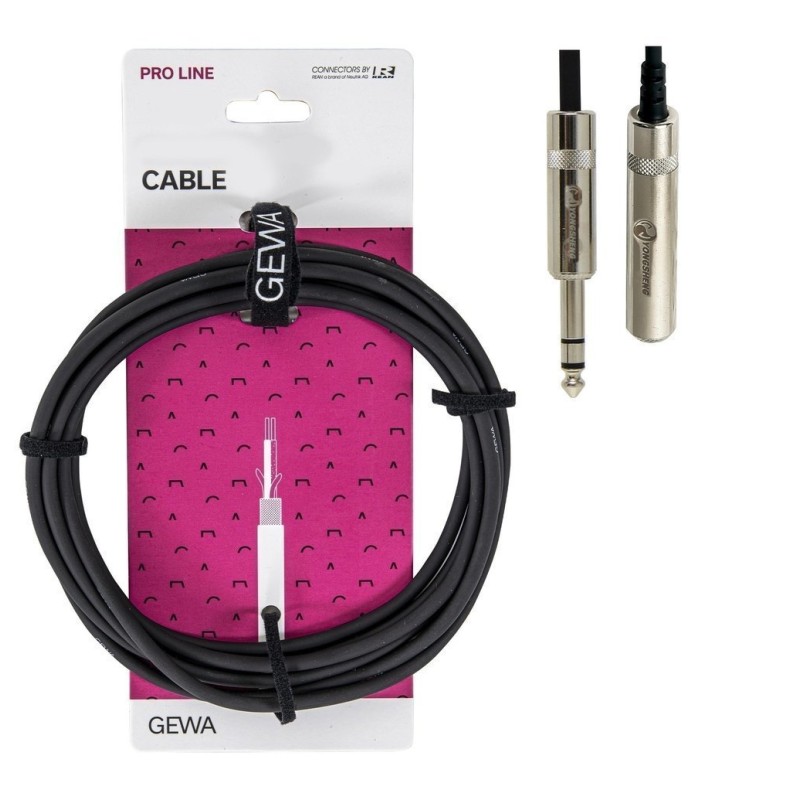 Gewa Καλώδιο Προέκτασης 3μ Pro Line, 6.3 Jack Αρσενικό - 6.3 Jack Θηλυκό