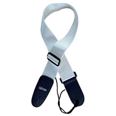 Gewa Nylon Guitar Strap - White