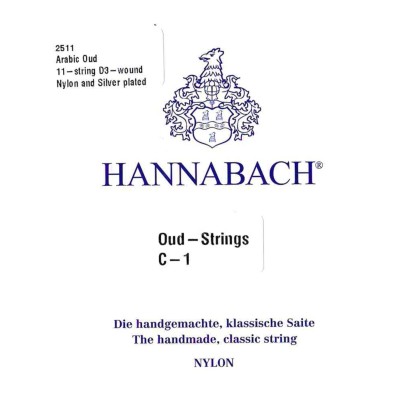 Hannabach 2511 Arabic Oud 11 Strings Set Medium