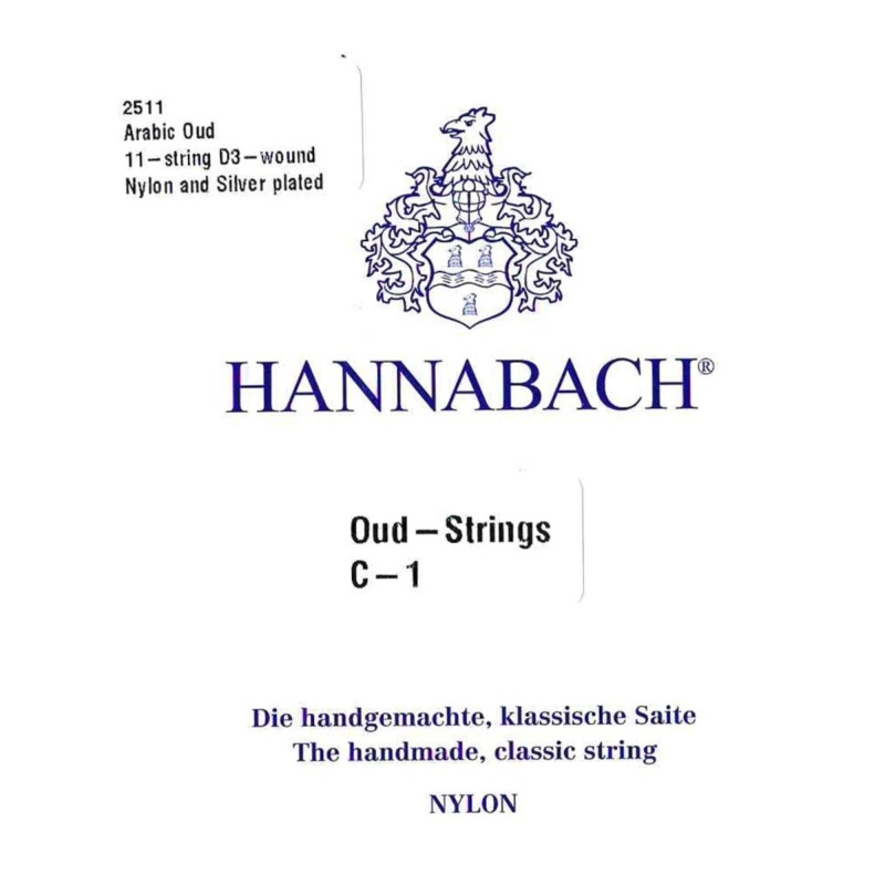 Hannabach 2511 Arabic Oud 11 Strings Set Medium Hannabach 2511 Arabic Oud 11 Strings Set Medium