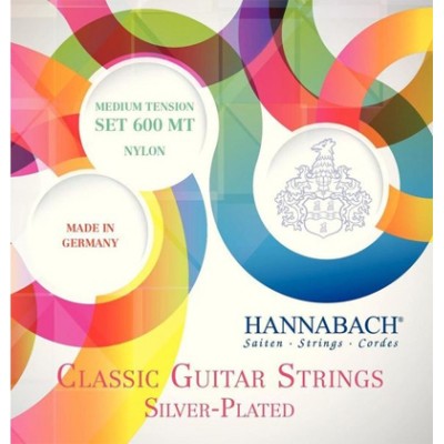 Hannabach 600MT Σετ Χορδές Κλασικής Silver-Plated Medium Tension