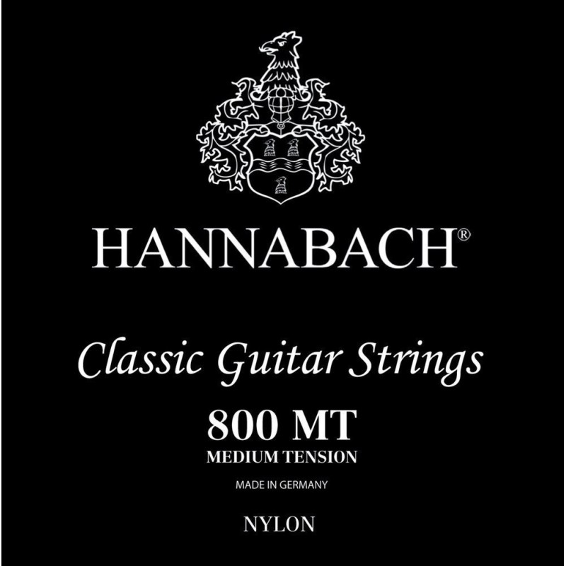 Hannabach 800 MT / Χορδές Κλασικής Σετ - Silver-Plated - Medium Tension