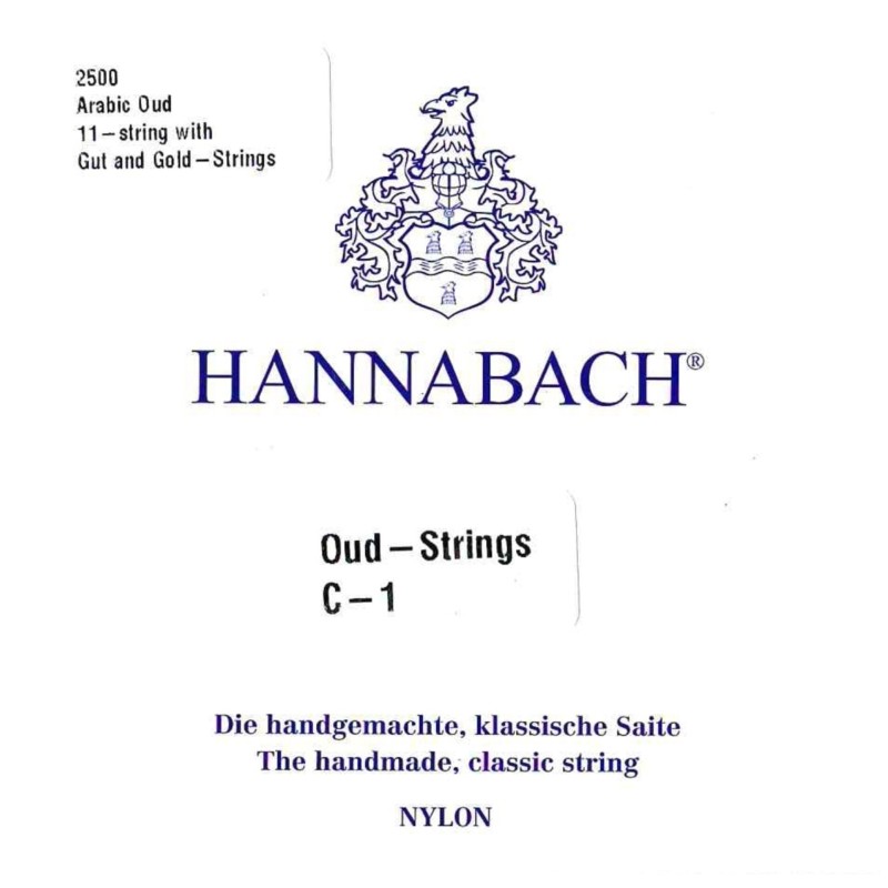 Hannabach AOUD-2500 Arabic Oud Χορδές για Ούτι - 11χορδο Σετ