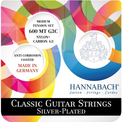 Hannabach Χορδές κλασσικής κιθάρας 600 G3C G3 CARBON