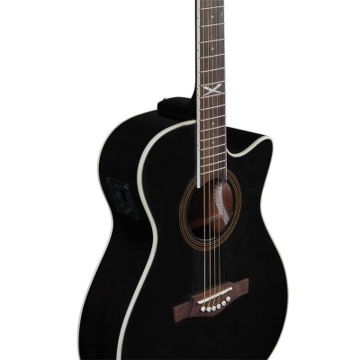 Ηλεκτροακουστική Κιθάρα Eko Guitars NXTA100CE See Through Black με Cutaway