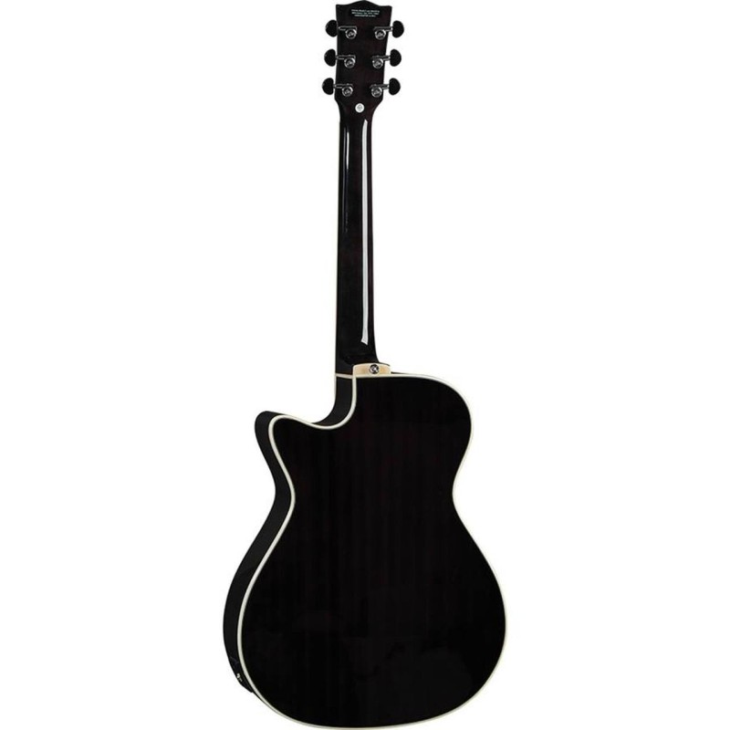 Ηλεκτροακουστική Κιθάρα Eko Guitars NXTA100CE See Through Black με Cutaway