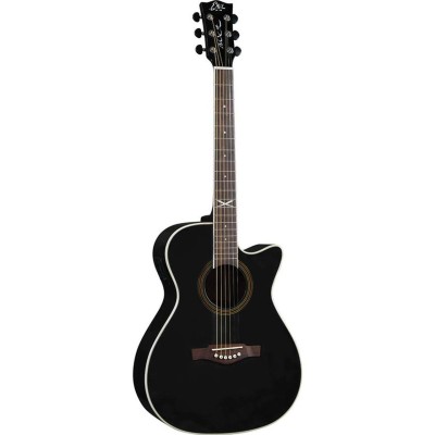 Ηλεκτροακουστική Κιθάρα Eko Guitars NXTA100CE See Through Black με Cutaway