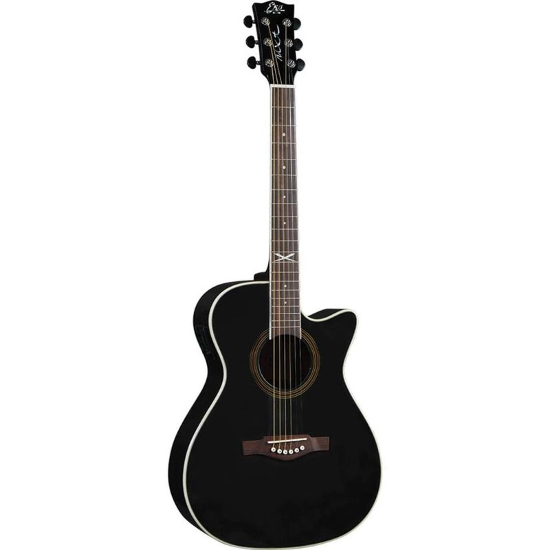 Ηλεκτροακουστική Κιθάρα Eko Guitars NXTA100CE See Through Black με Cutaway