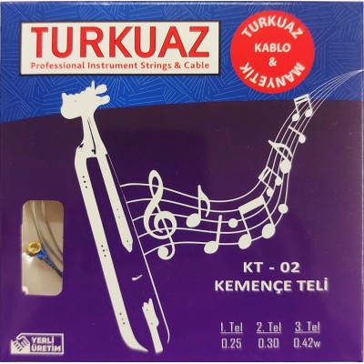 Turkuaz KT-02, χορδές για Λύρα Πόντου (Karadeniz Kemence)