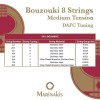 Marinakis strings for 8 strings Bouzouki Medium 011