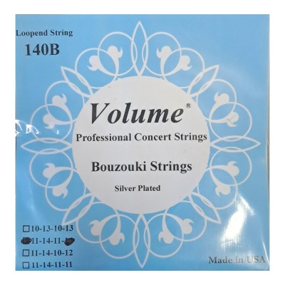Volume Silverplated 011 Σετ , Χορδές 6χορδου Μπουζουκιού
