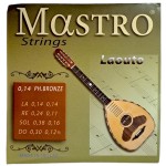 Mastro Χορδές Στεριανού Λαούτου 014 - Ph. Bronze - Ball End