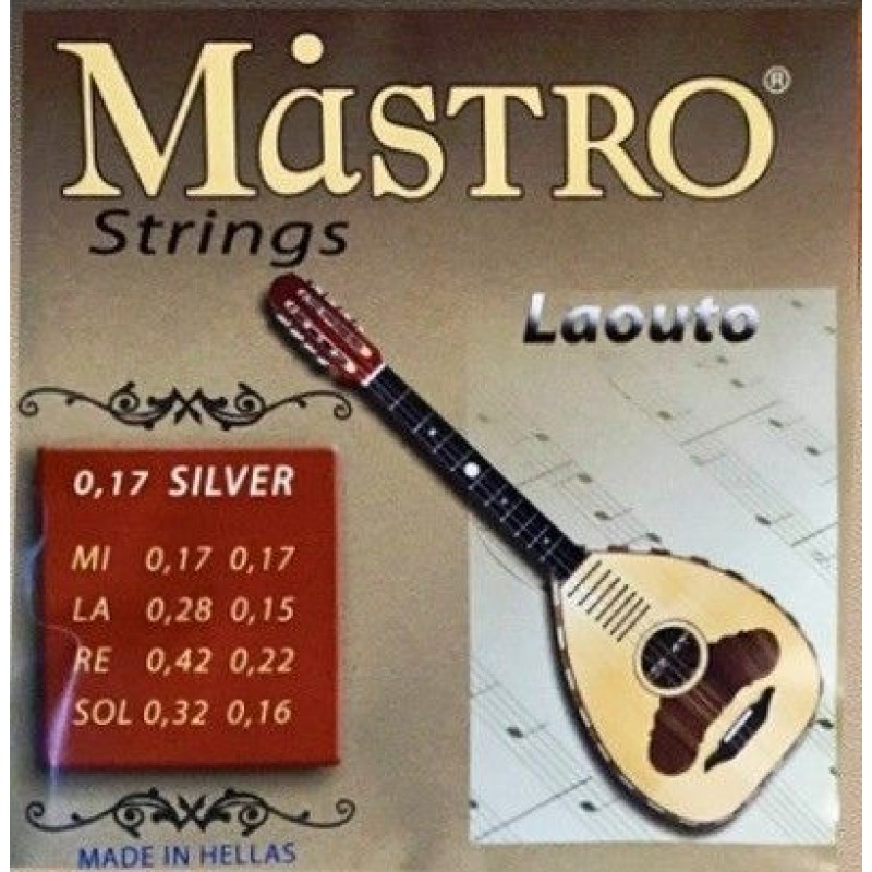 Mastro 017 Silver Χορδές για Κρητικό Λαούτο