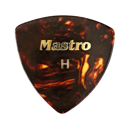 Mastro Pick 1mm Heavy Tortoise Large Triangle Shape 