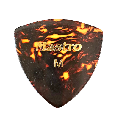 Mastro Pick 0,7mm Medium Tortoise Large Triangle Shape 