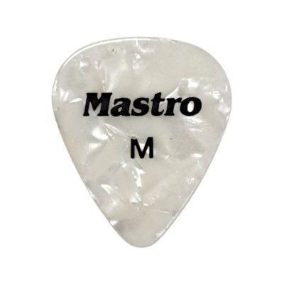 Mastro Pick 0.7 mm Medium Pointed White Pearl