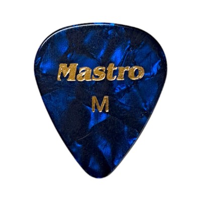 Mastro Pick 0.7mm Medium, Pointed Blue Pearl