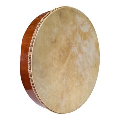 wooden Hand Tambourine 14"
