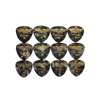 PRODIGY Medium Black Pearl picks (set of 12)