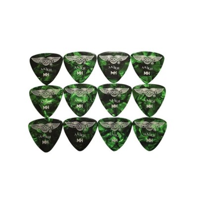 PRODIGY Heavy Green Pearl picks (set of 12)