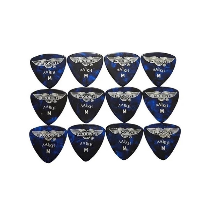 PRODIGY Medium Navy Pearl picks (set of 12)