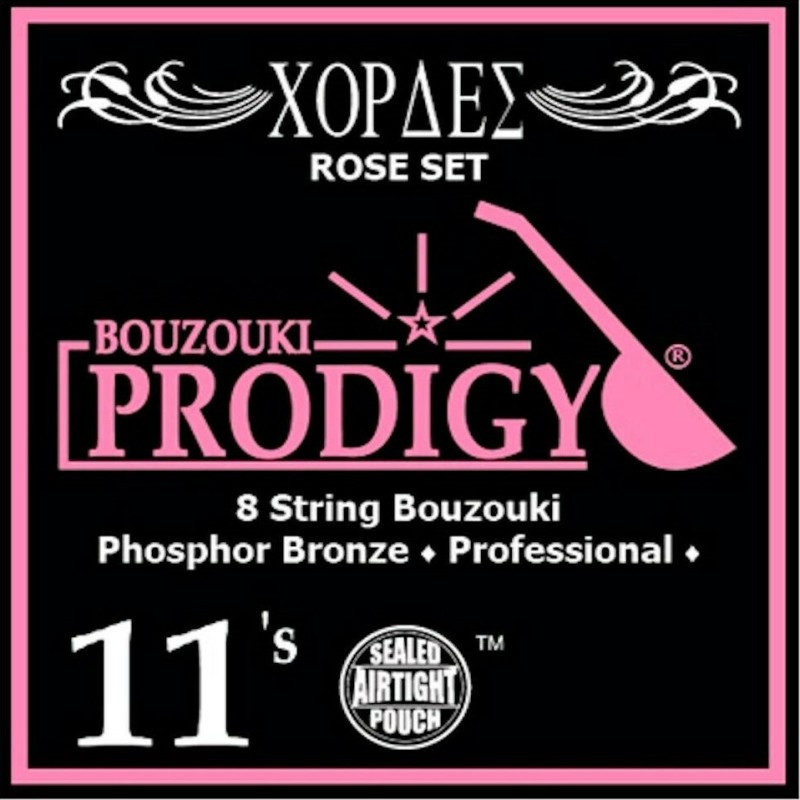 PRODIGY Rose 11 8-string Bouzouki Set Phosphor Bronze