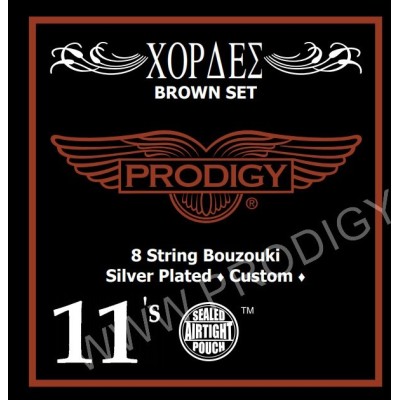 Prodigy Brown 8 string Bouzouki Set 011