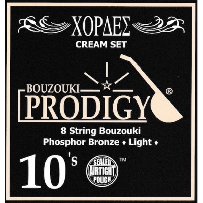 Prodigy Cream Set for 8-strings Bouzouki 10-28