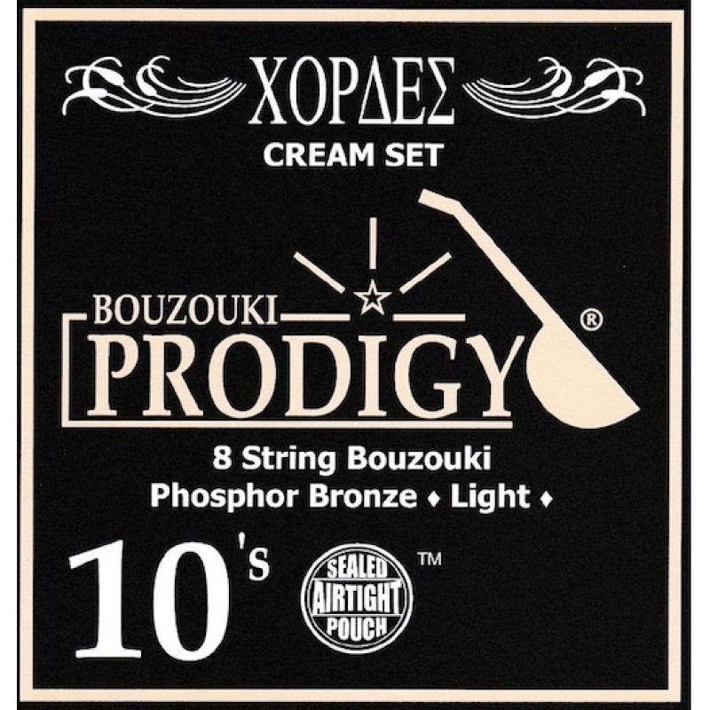 Prodigy Cream Set for 8-strings Bouzouki 10-28