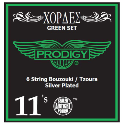 Prodigy Green set Xορδές 6χορδου Μπουζουκιού/ Tζουρά
