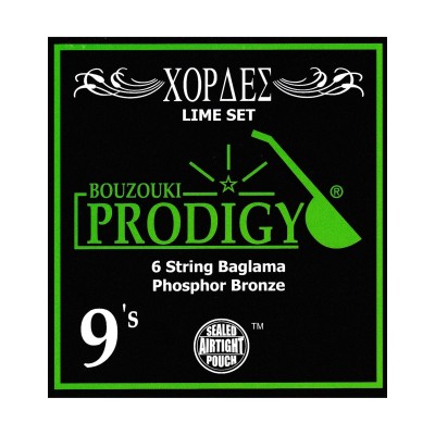 Prodigy Lime 6 Χορδές Μπαγλαμά ph. Bronze 9-22