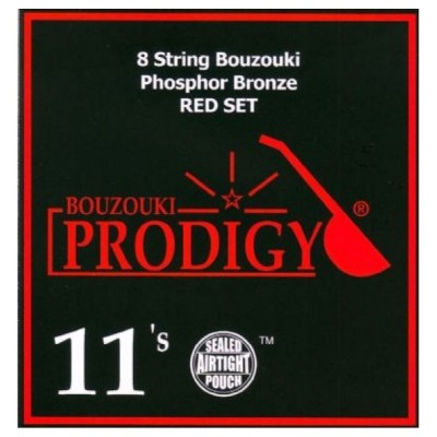 Prodigy Red 8 string Bouzouki Set 011