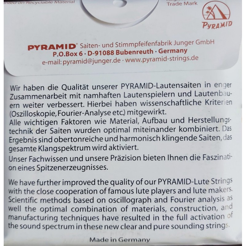 Pyramid Arabic Oud string set