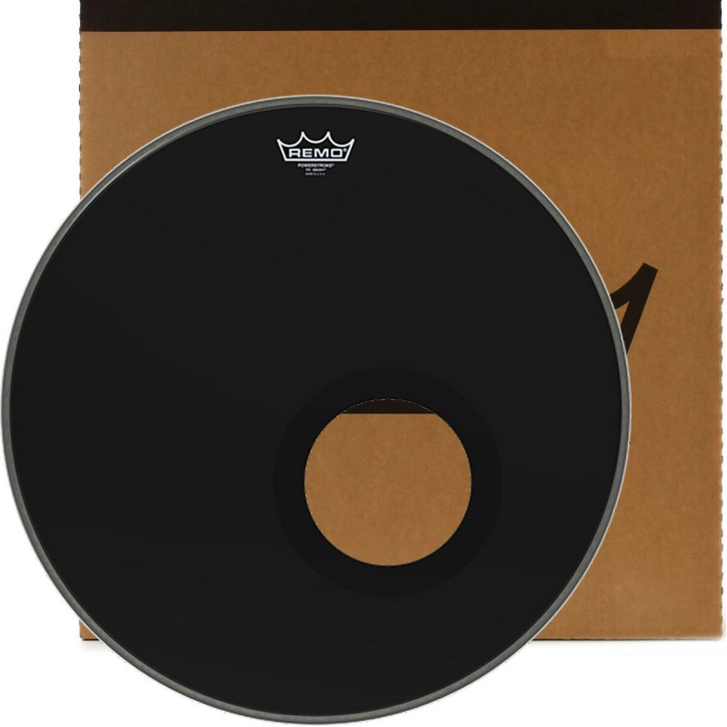 Remo Powerstroke P3 Ebony Bass Black Dynamo 18 Remo Powerstroke P3 Ebony Bass Black Dynamo 18